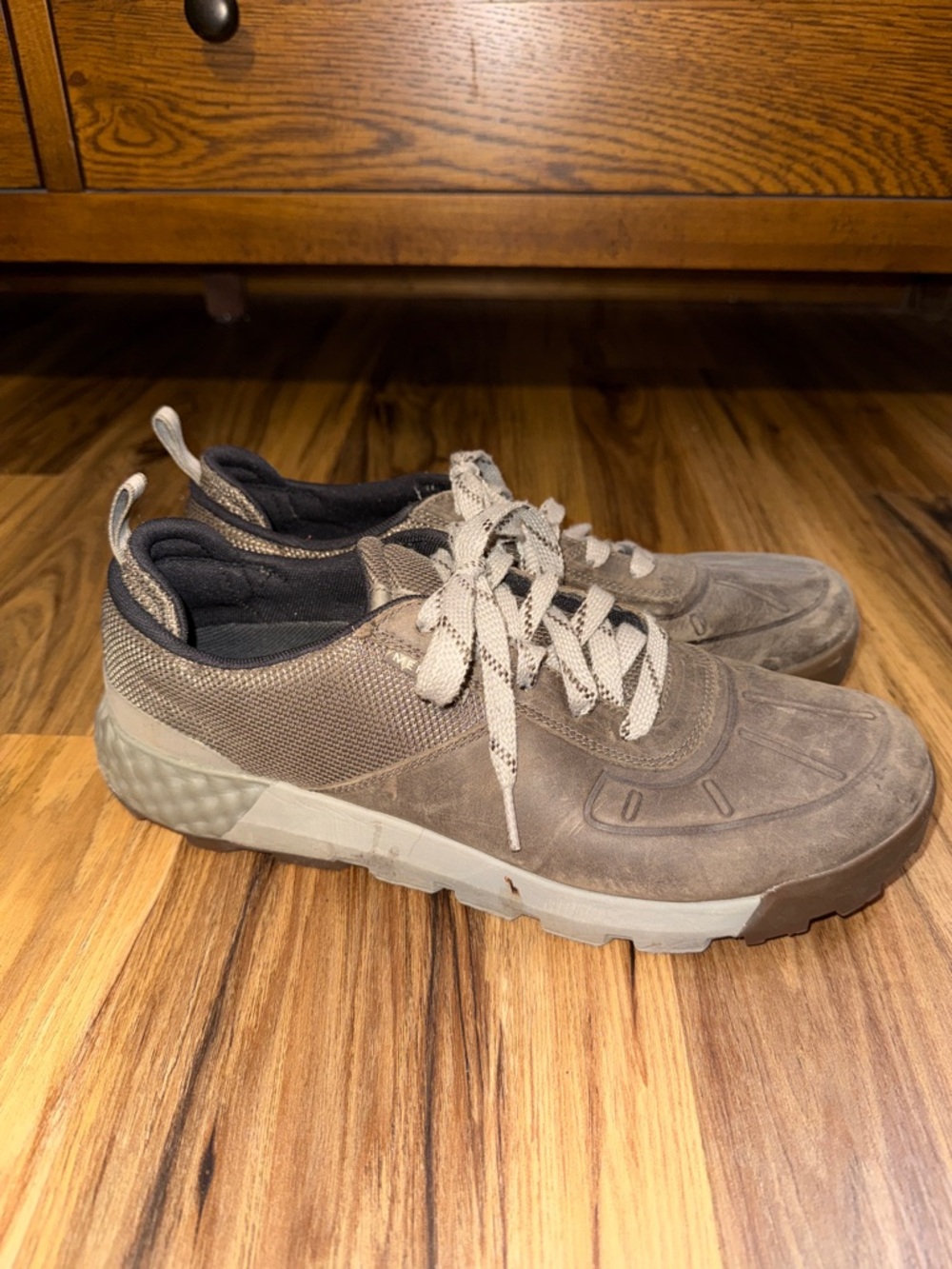 Merrell Men's Taupe Casual Lace-Up Sneakers